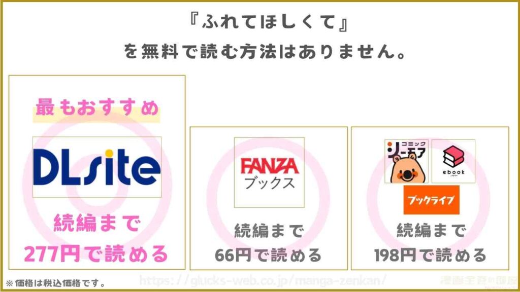 漫画『ふれてほしくて』は無料で読めないがお得に読める