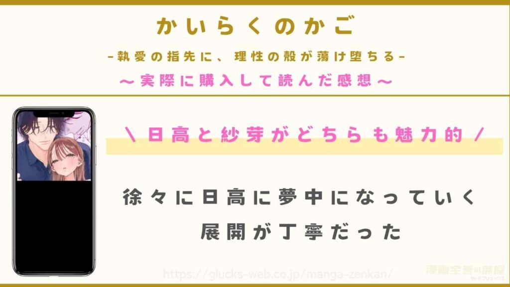 『かいらくのかご ‐執愛の指先に、理性の殻が蕩け堕ちる‐』を購入して読んだ感想