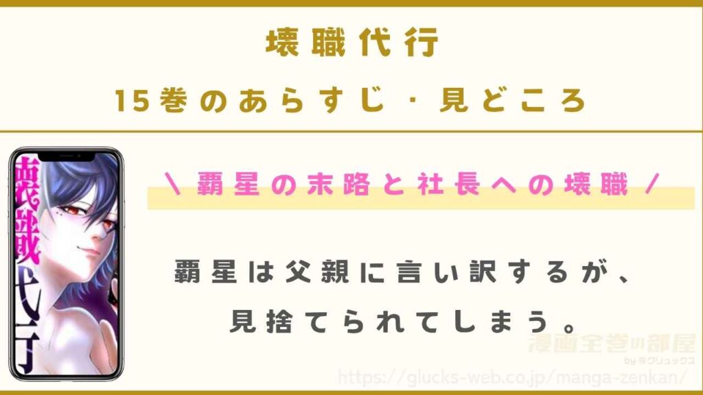 15巻|覇星の末路と社長への壊職