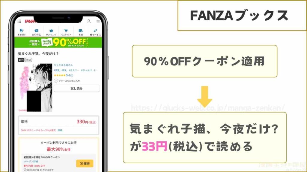 FANZAブックスなら『気まぐれ子猫、今夜だけ？』が33円で読める