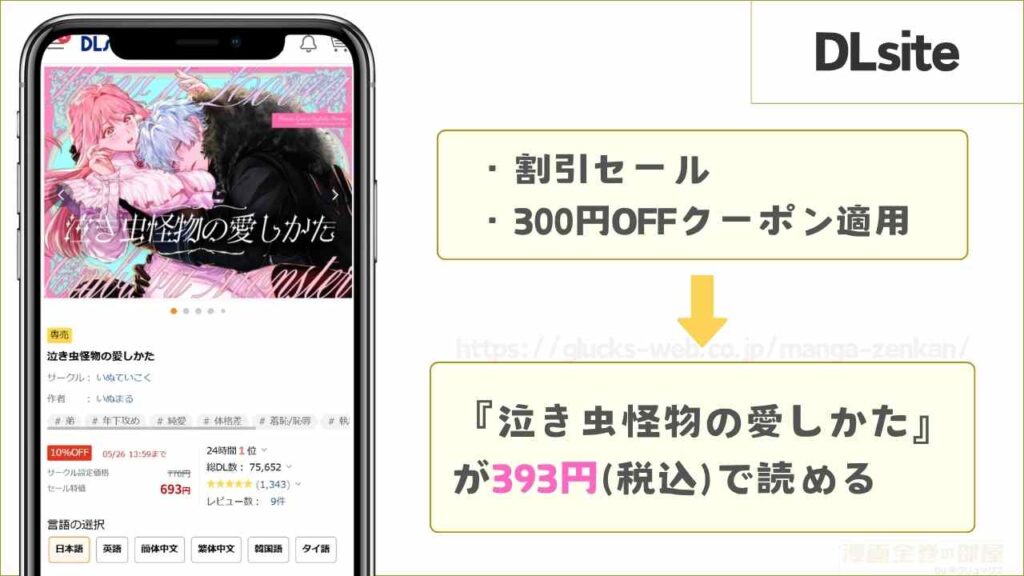 DLsiteなら393円で読める