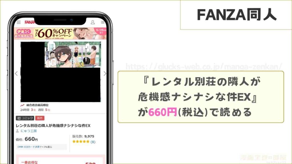 FANZA同人なら660円で読める