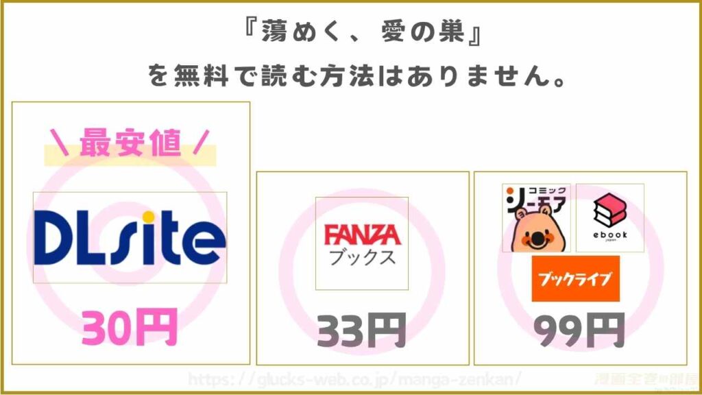 『蕩めく、愛の巣』が無料で読めるサイト・アプリがあるか調査