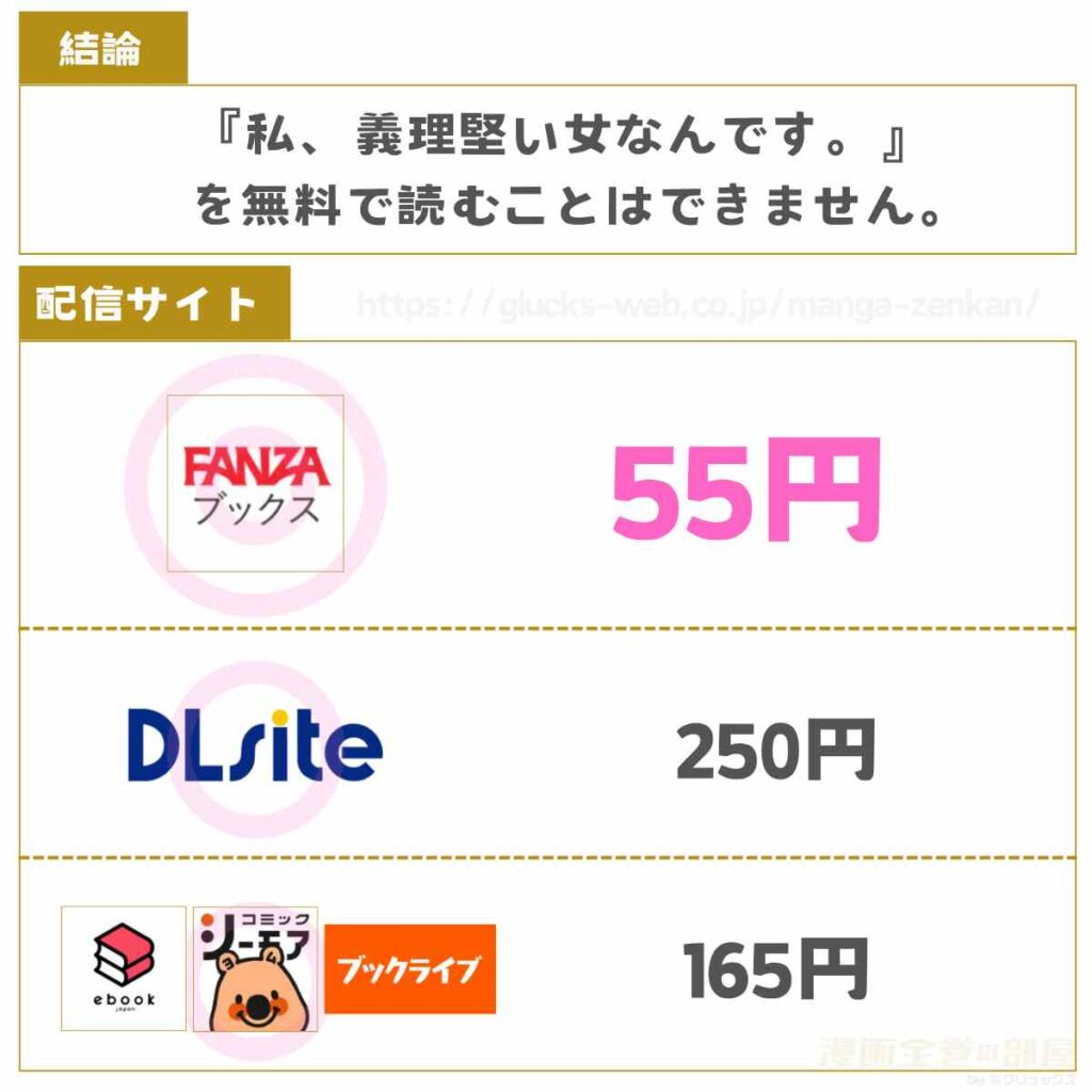 私、義理堅い女なんです。