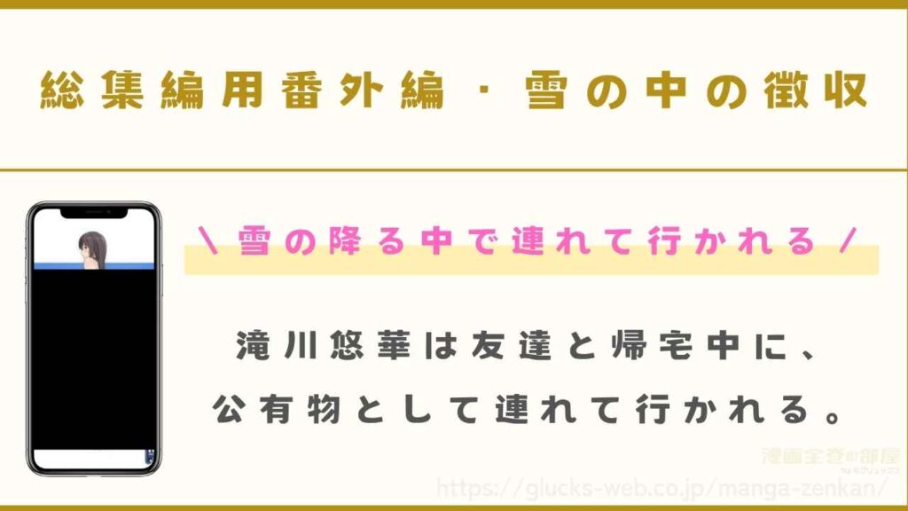 総集編用番外編・雪の中の徴収|雪の降る日でも容赦なく連れて行かれる