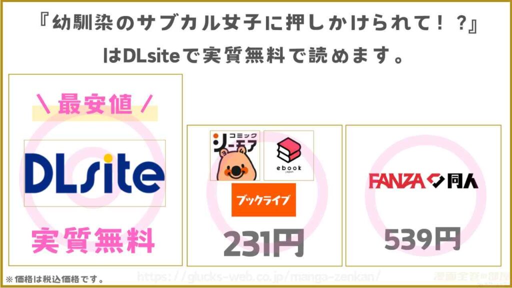 『幼馴染のサブカル女子に押しかけられて！?』が無料で読めるサイト・アプリを調査