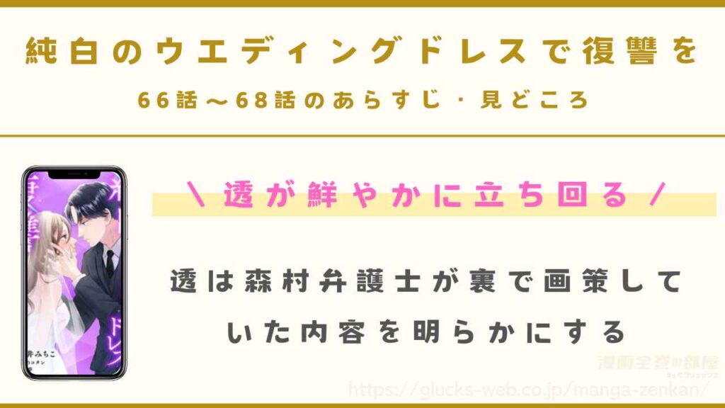66話~67話:透の鮮やかな立ち回り