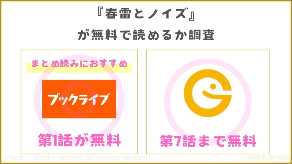 『春雷とノイズ』が無料で読めるか調査
