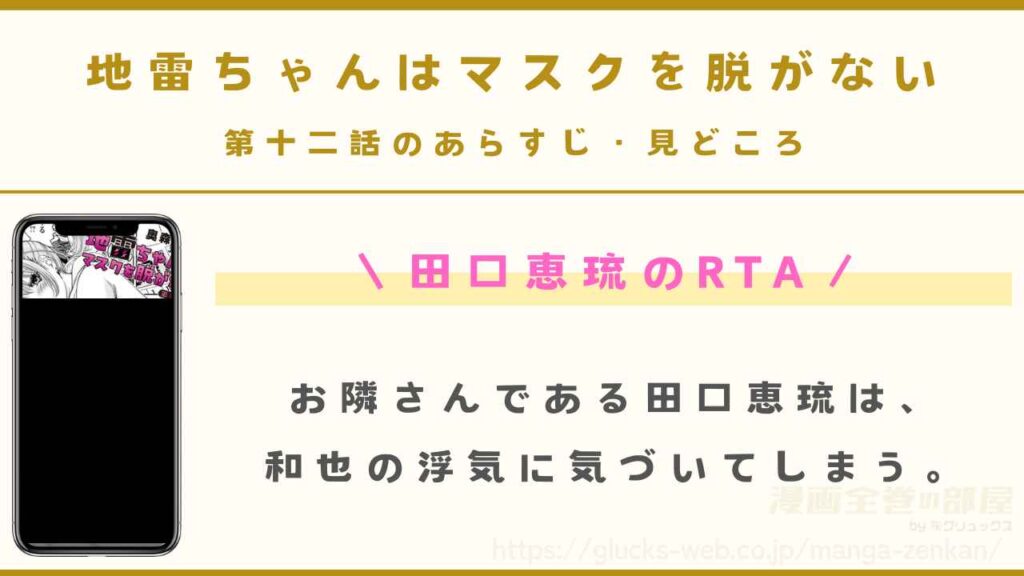 12話|田口恵琉のRTA
