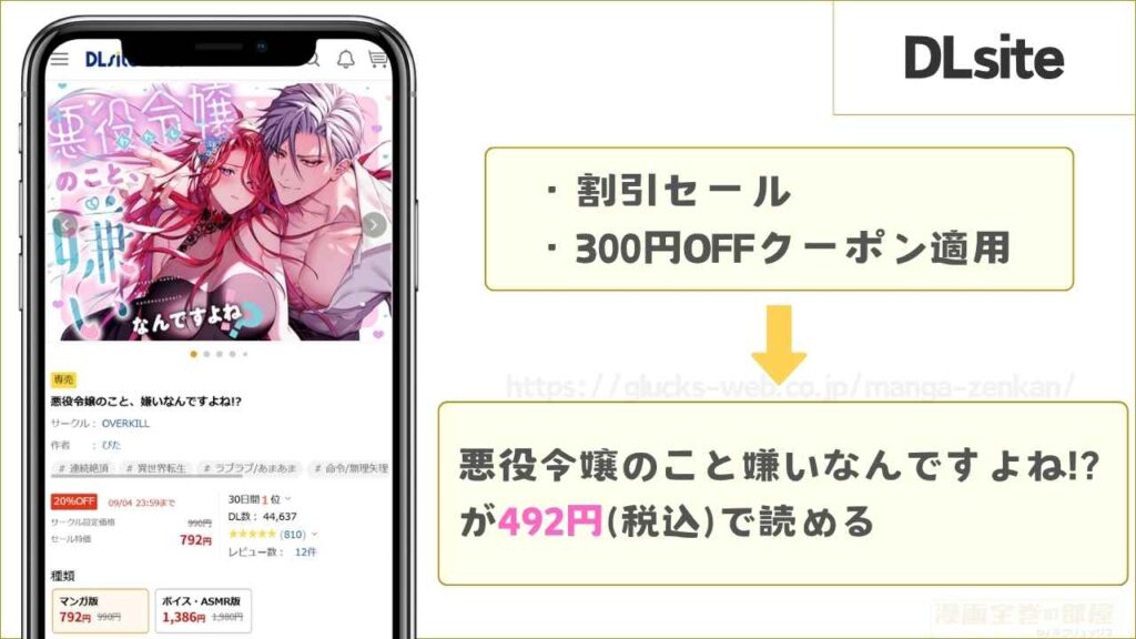 DLsiteなら492円で読める