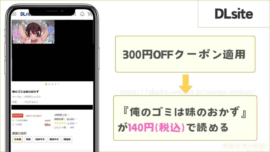 DLsiteなら140円で読める