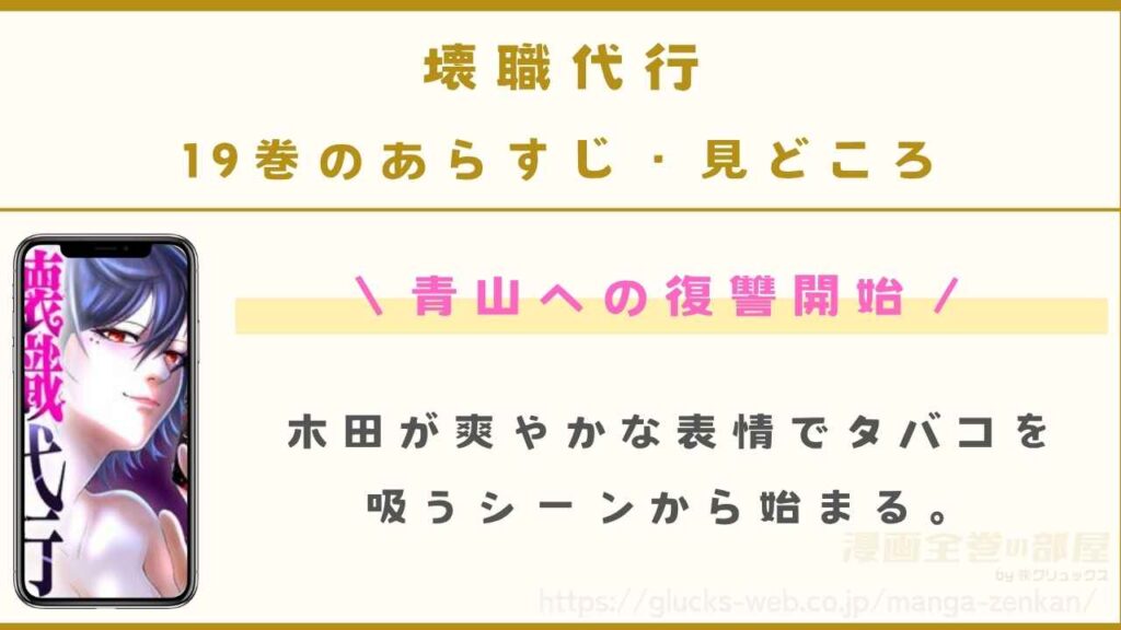 19巻｜青山への復讐開始