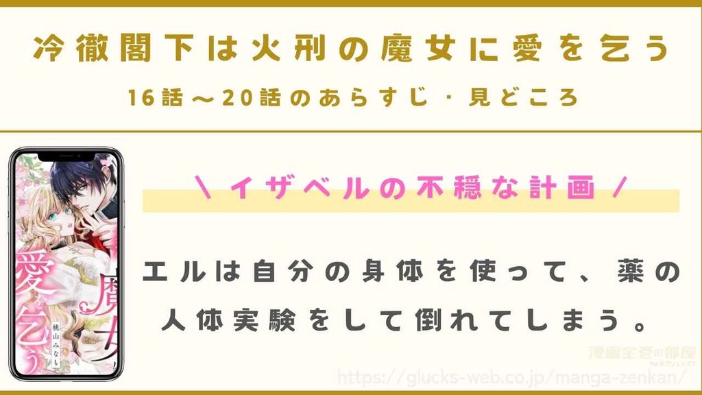 16話〜20話|イザベルの不穏な計画